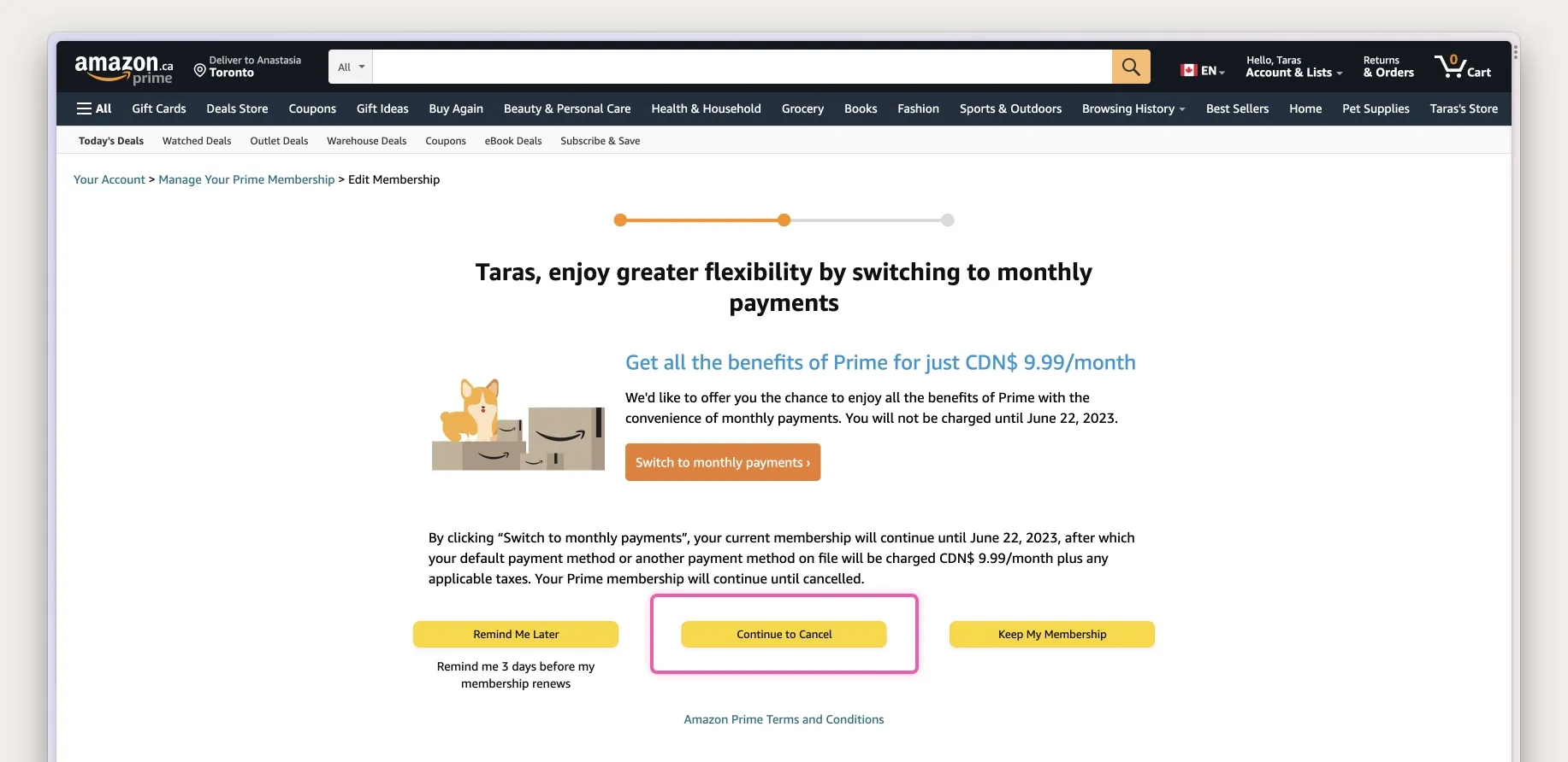 Another Amazon benefits page
